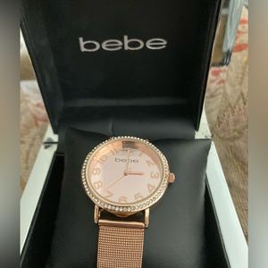 Bebe fashion watch rose gold NWOT